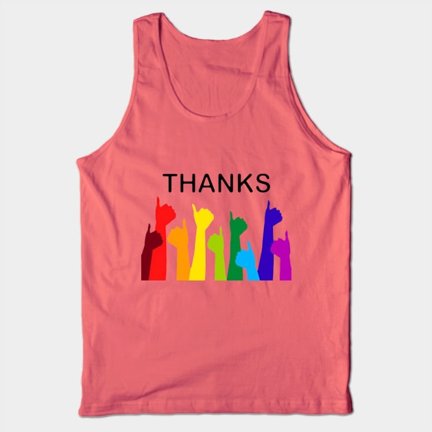 thanks Tank Top by adamanartwork